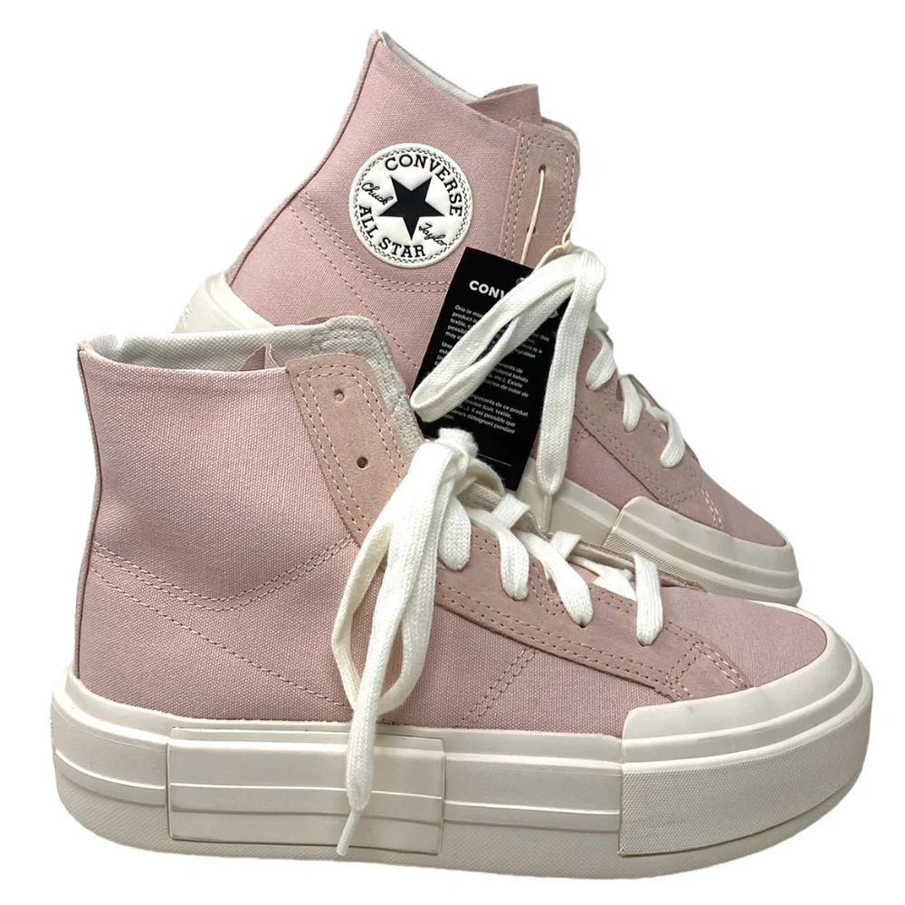 Converse Chuck Taylor Cruise Shoes High Sneakers Canvas Suede Pink Women A06142C